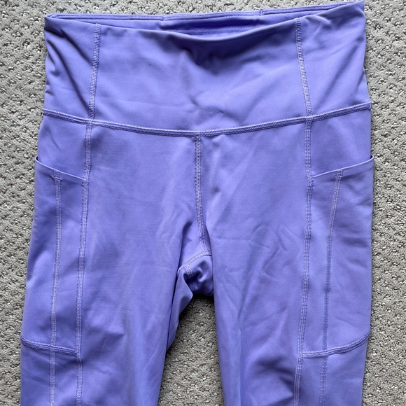 Athleta Pants - Athleta Ultimate Stash 7/8 tight Purple Leggings women’s small yoga pockets NWOT